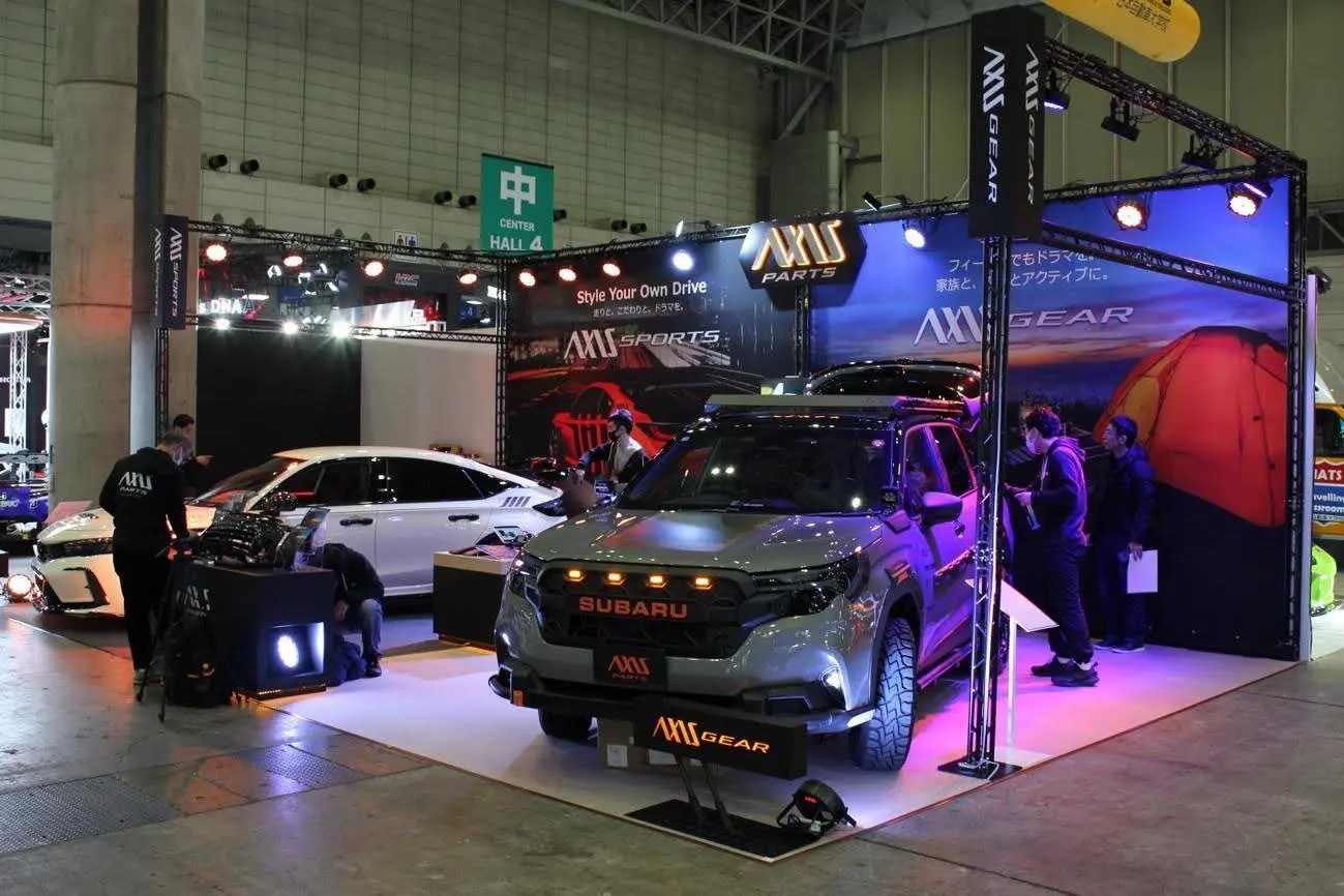 AXIS đã giới thiệu các bộ phận tùy chỉnh tại Tokyo Auto Salon 2026.