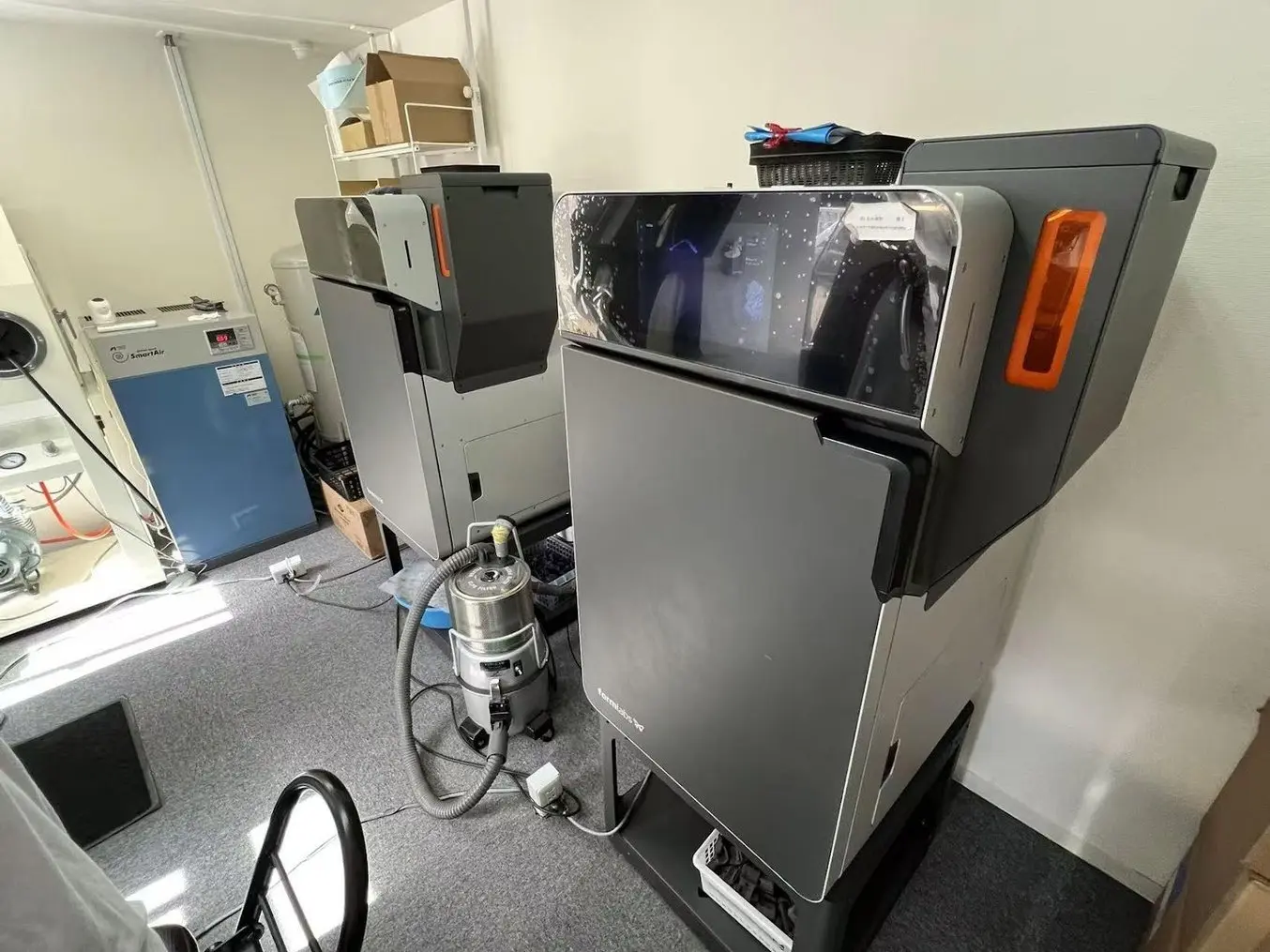 Two Fuse 1+ 30W 3D printers in AXIS
